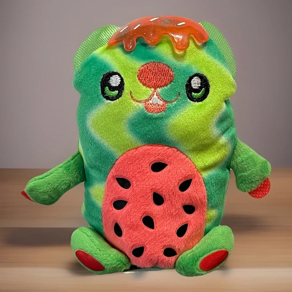 Watermelon Ice Cream Plush Character Stuffed Toy Crushie Fluffies 2023 Funrise